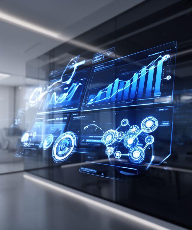 Advanced analytics dashboard showing workflow optimization